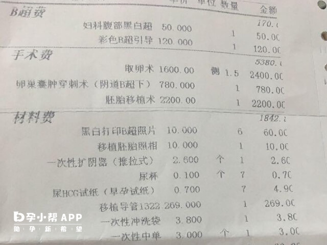 2024河北省二院试管婴儿真实费用计算
