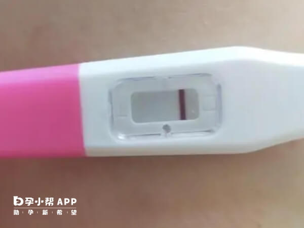 验孕棒显示一条杠说明没怀孕
